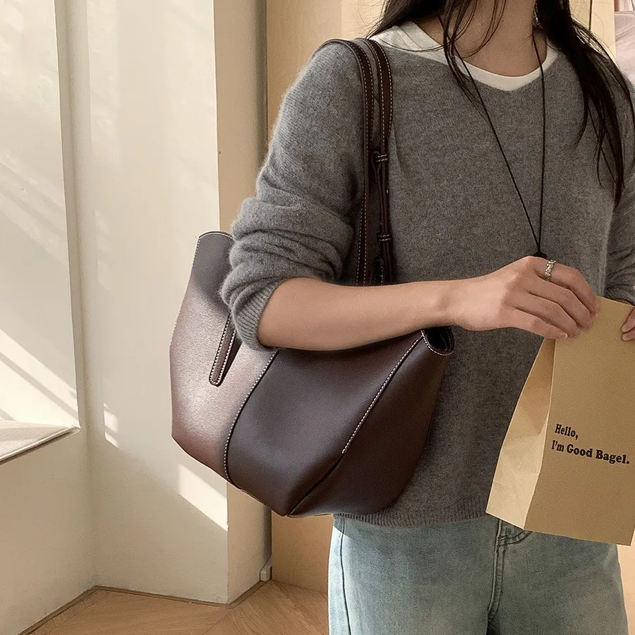 여성용 빈티지 핸드백 대용량 휴대용 쇼핑 숄더백, 럭셔 - Women Bags On Sale 리뷰 및 가격