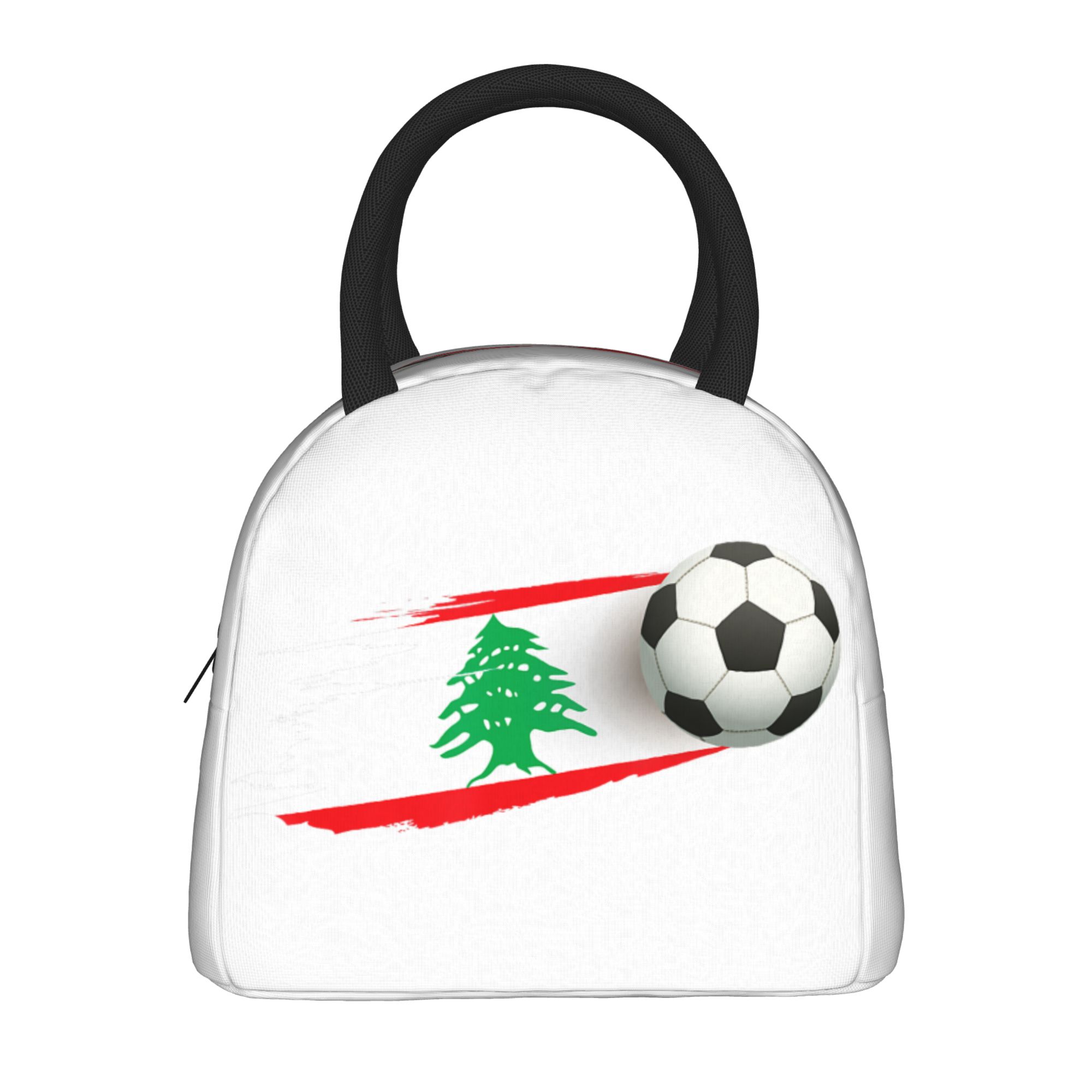레바논 축구공 레바논 국기 절연 점심 가방 열 가방 점 - Women Bags Lebanon 리뷰 및 가격