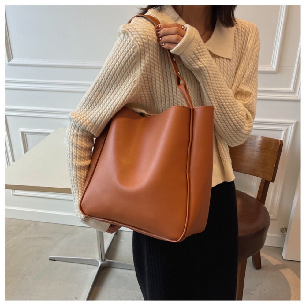 대용량 PU 가죽 여성 핸드백, 여행 가방, 숄더백,  - Women Bags Zara 리뷰 및 가격