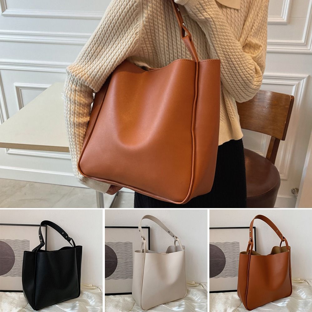 대용량 PU 가죽 여성 핸드백, 여행 가방, 숄더백,  - Women Bags Zara 리뷰 및 가격