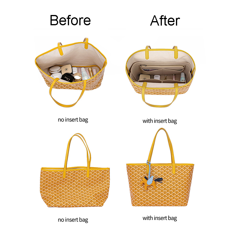 고야드 토트용 펠트 인서트 백, 화장품 정리함, 지퍼가 - Women Bags Goyard 리뷰 및 가격