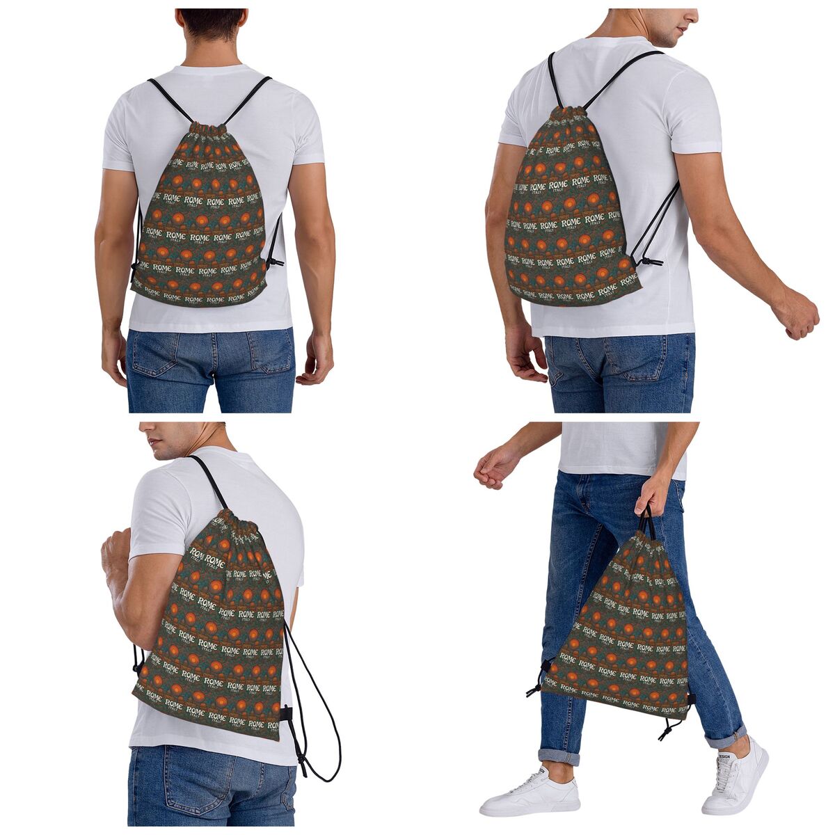 로마 이탈리아 Trippy Art 배낭 휴대용 드로스트 - Women Bags Rome 리뷰 및 가격