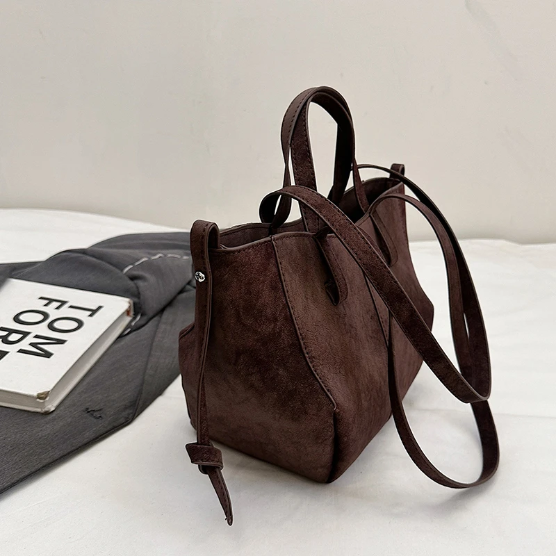 라이트 럭셔리 솔리드 PU 햅스 숄더백 2025 핫세일 - Women Bags Sale 리뷰 및 가격