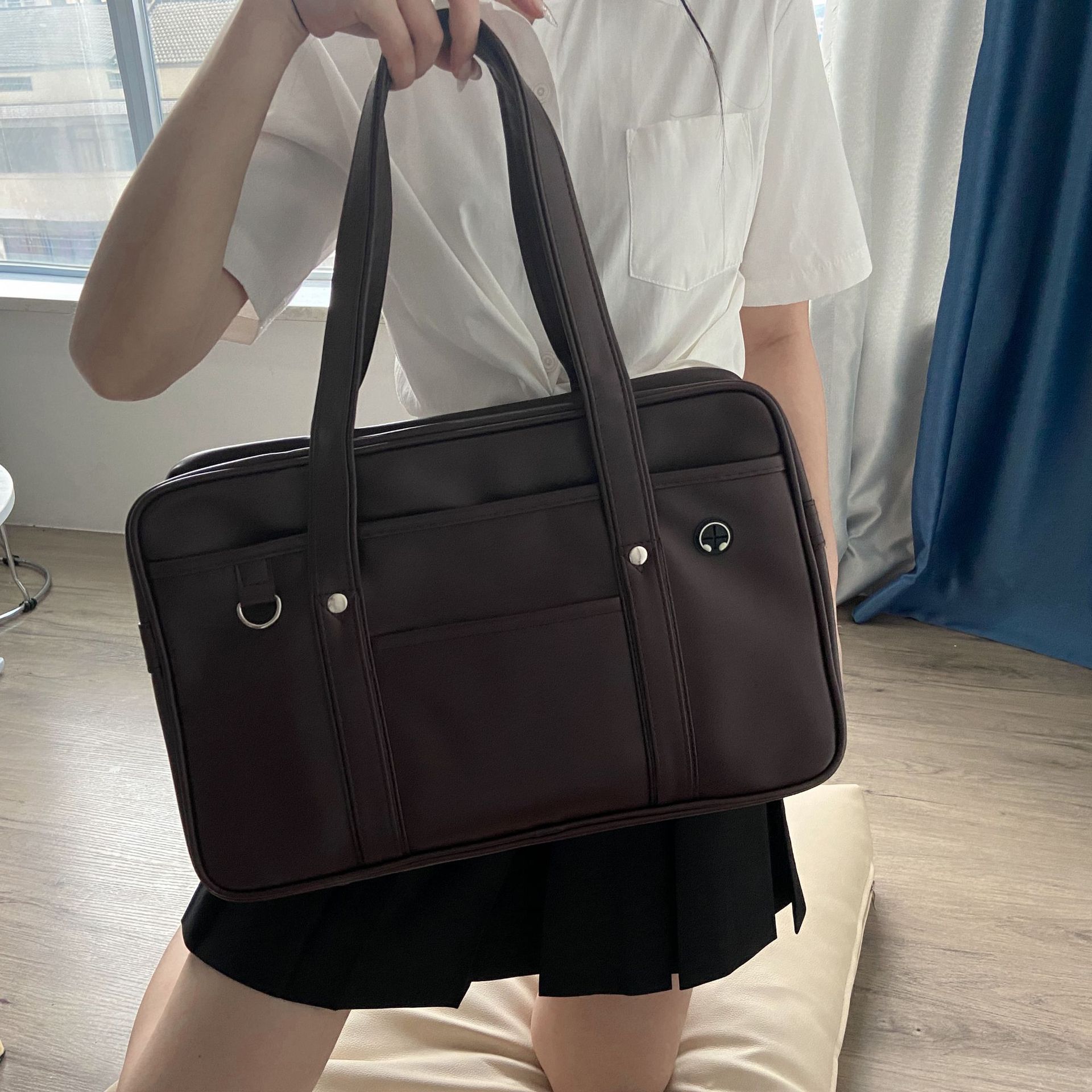 일본 2차원 학생 JK 유니폼 가방 소녀 PU 책가방  - Women Bags Zara 리뷰 및 가격