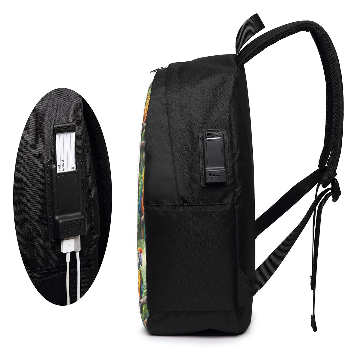 귀여운 맥아오 앵무새 배낭 여행 노트북 가방 컴퓨터 대 - Women'S Bag 리뷰 및 가격
