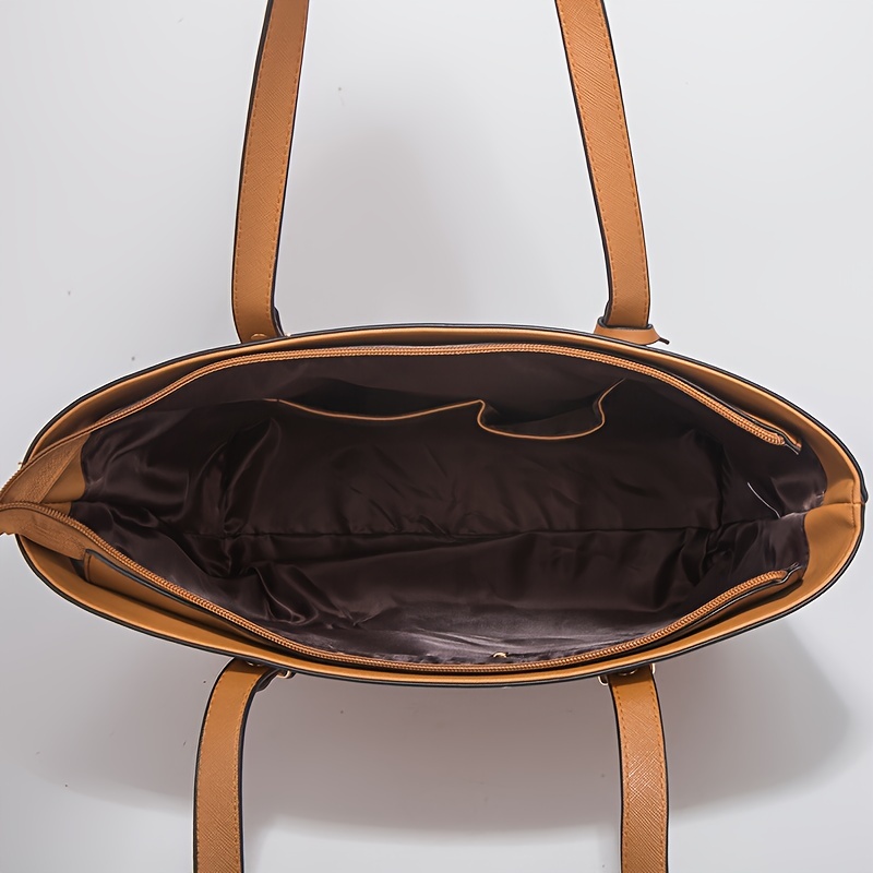 4종 세트 여성 가방 세트 단색 토트백 레트로 여성 크 - Women'S Bags Handbags 리뷰 및 가격