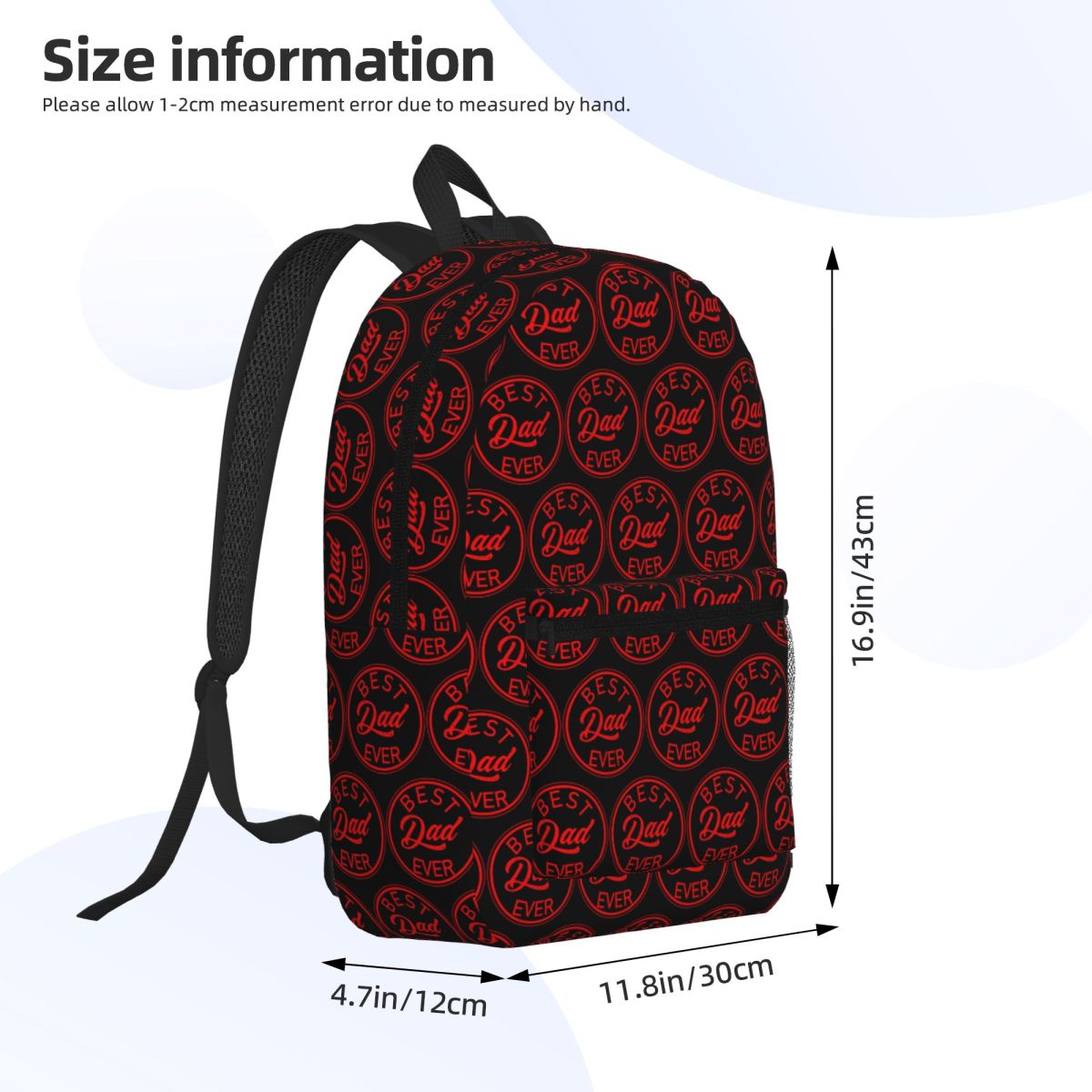최고의 아빠 최고의 레드 학생 배낭 학교 가방 남성 여 - Women'S Best Bags For Travel 리뷰 및 가격