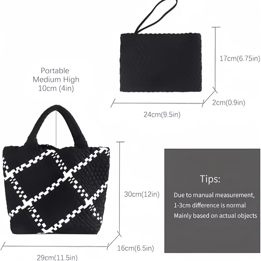 핫세일 신상 네오프렌 우븐 백, 비치백, 대용량 우븐  - Women Bags Sale 리뷰 및 가격