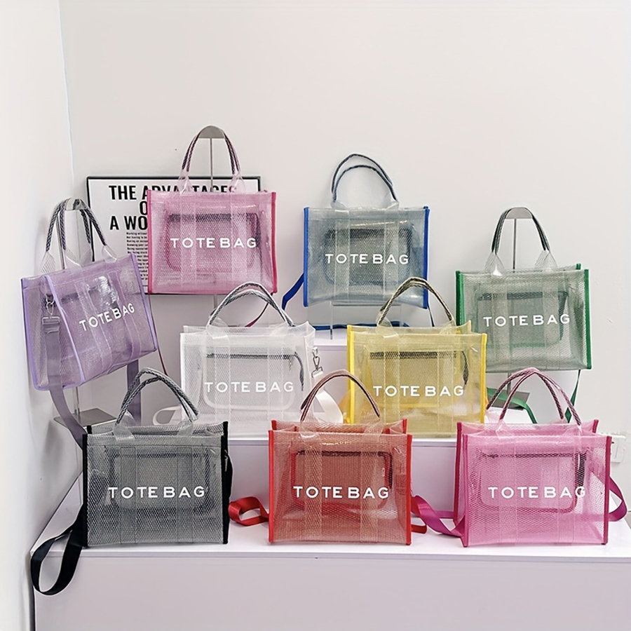 패션 새로운 고용량 PVC 여성 가방 투명 토트 백 젤 - Women Bags Low Price 리뷰 및 가격