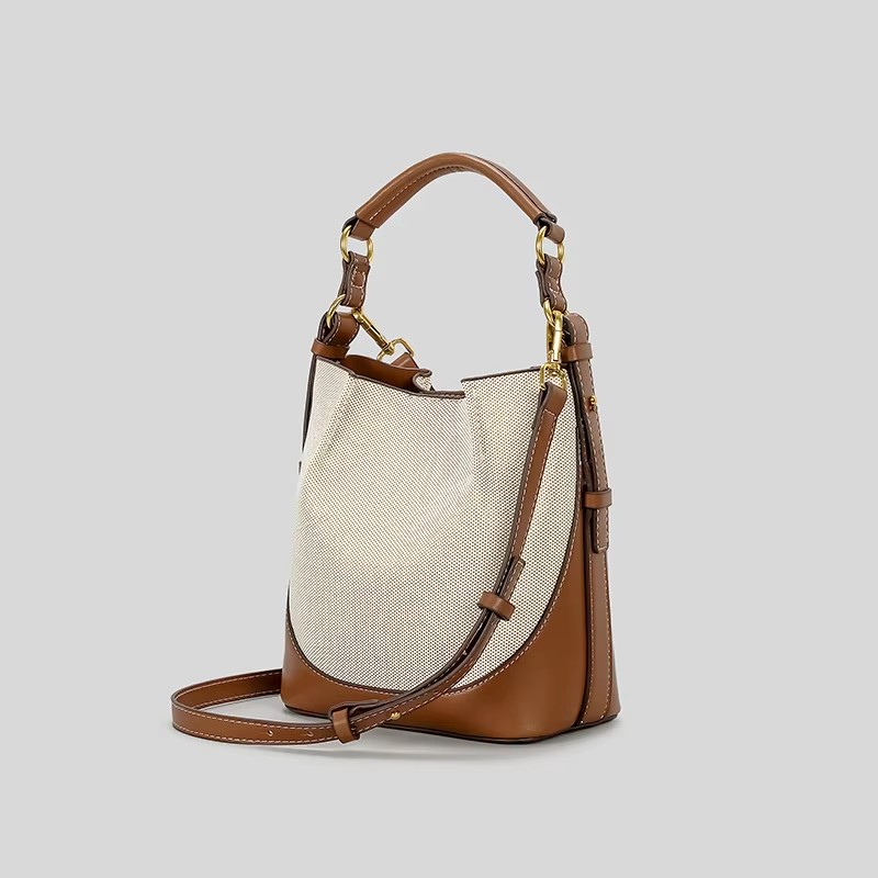 패션 패널 캔버스 버킷 가방 디자이너 여성 핸드백 럭셔 - Women Bags Zara 리뷰 및 가격