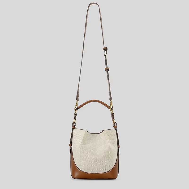 패션 패널 캔버스 버킷 가방 디자이너 여성 핸드백 럭셔 - Women Bags Zara 리뷰 및 가격