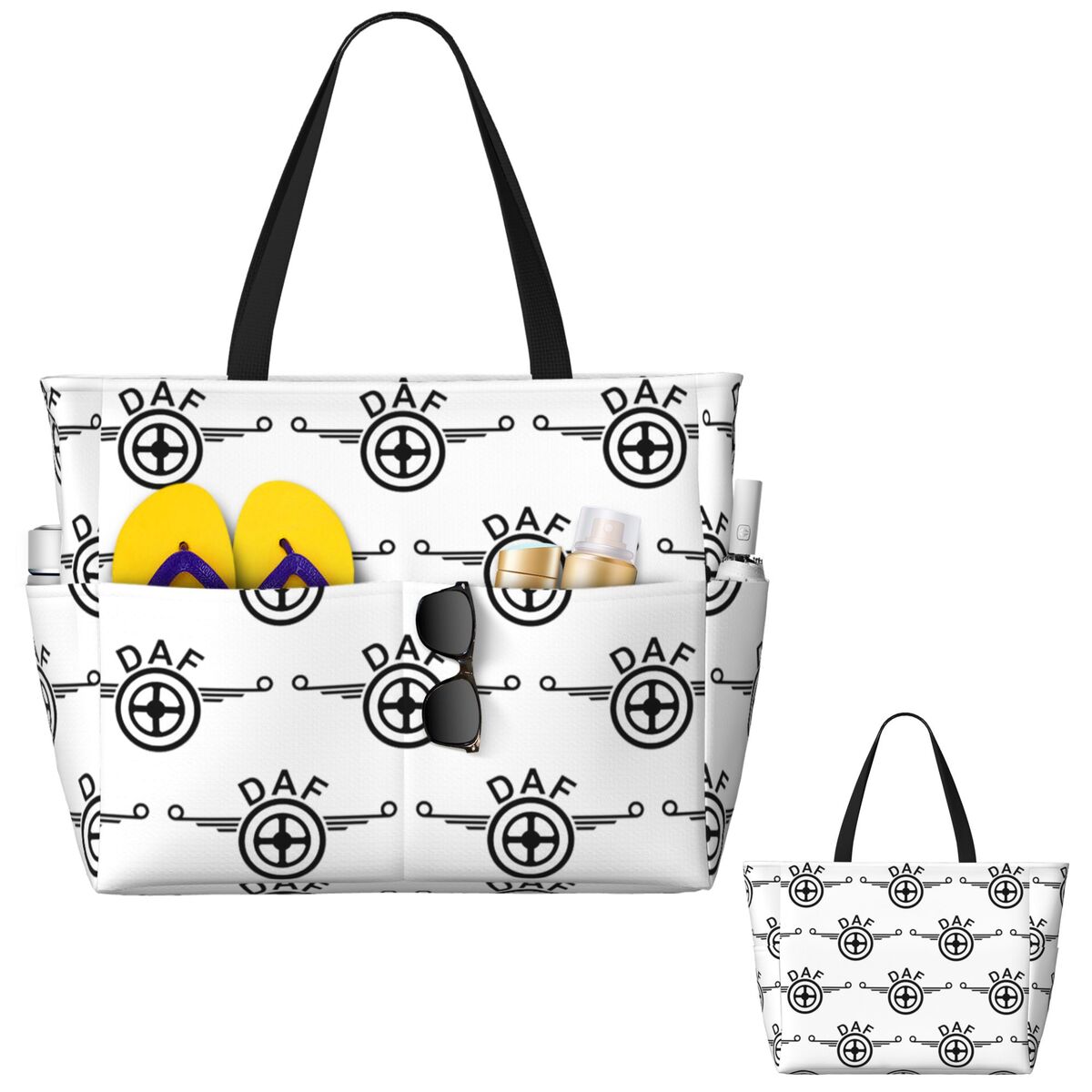 Daf 트럭 로고 벡터 디자인 비치 토트 백 스포츠 체 - Women Bags Vector 리뷰 및 가격